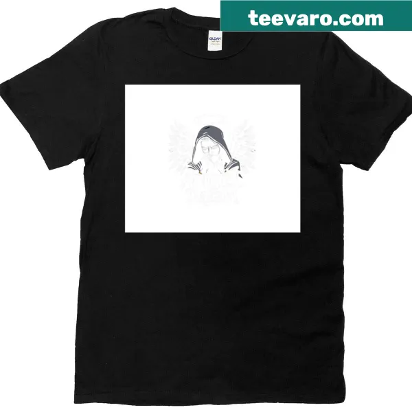 Cartoon-style T-shirt featuring a Dream Rapper in a playful design