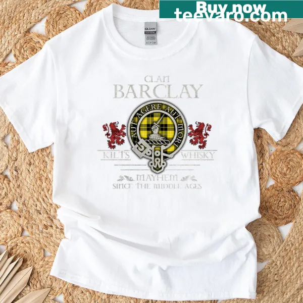 Clan Barclay tartan crest design for family pride