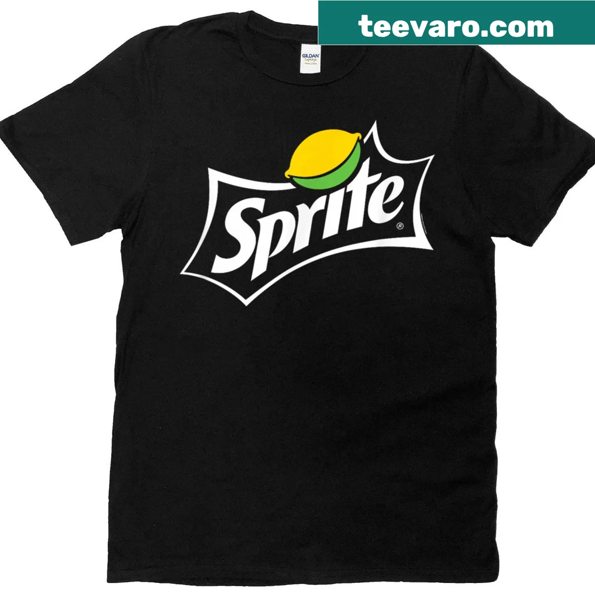 Coca Cola and Sprite logo printed on t-shirt — on a men's t-shirt