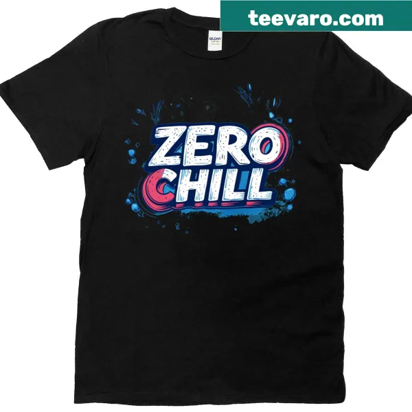 Cool Zero Chill logo T-shirt with bold typography design