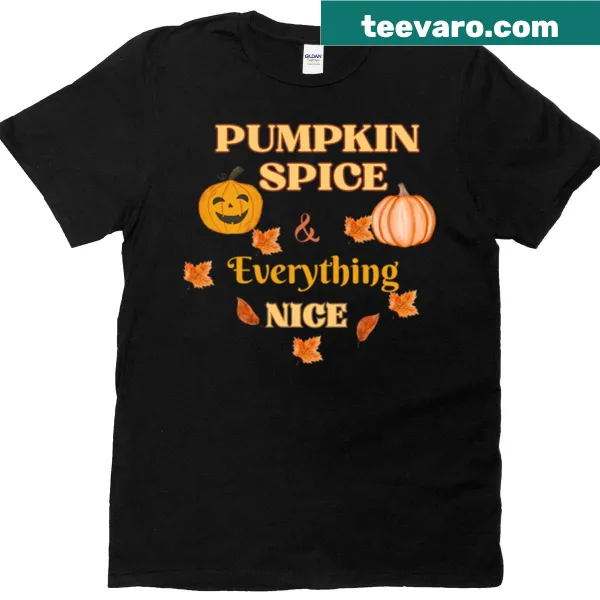 Halloween-themed T-shirt with a pumpkin spice phrase
