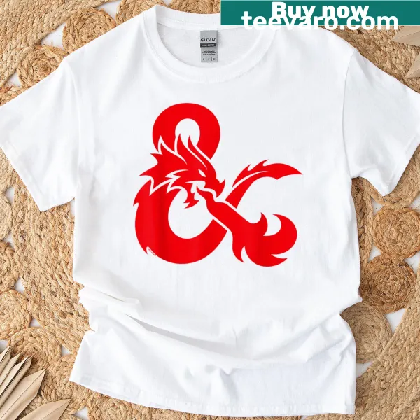 Dungeons and Dragons ampersand logo t-shirt