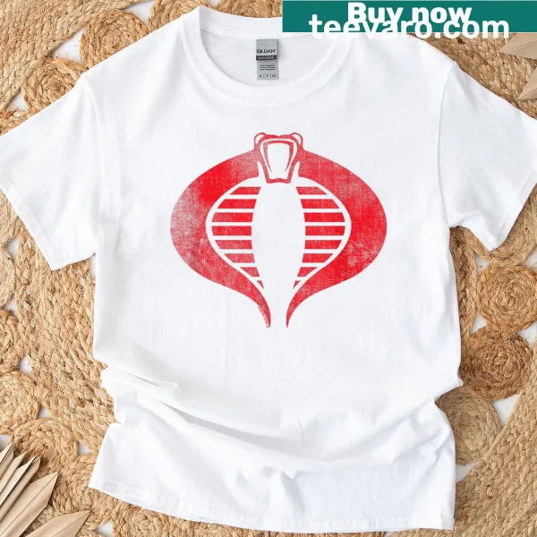 G.I. Joe Cobra logo graphic on t-shirt