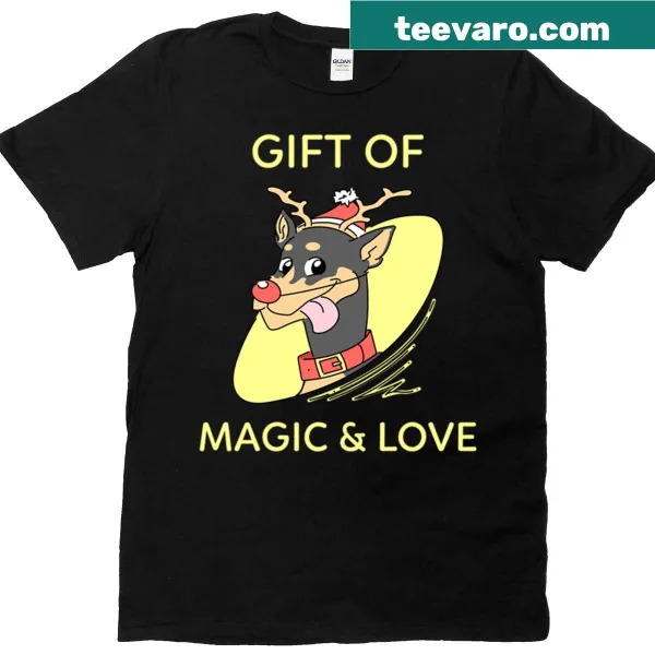 Christmas t-shirt celebrating love and magic during the holiday season