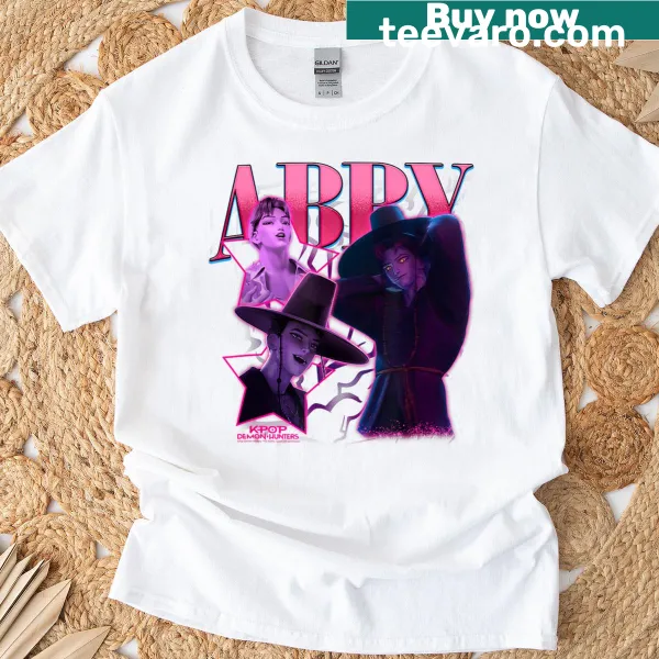 Retro Y2K style Halloween Abby showcase t-shirt design