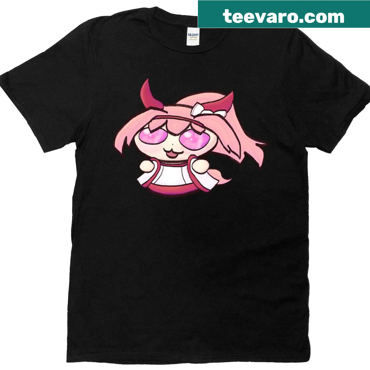 T-shirt honoring Haru Urara with a heartfelt illustration — on a men's t-shirt