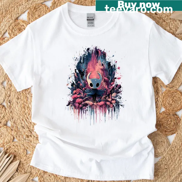 Original Hollow Knight imagery displayed on a t-shirt