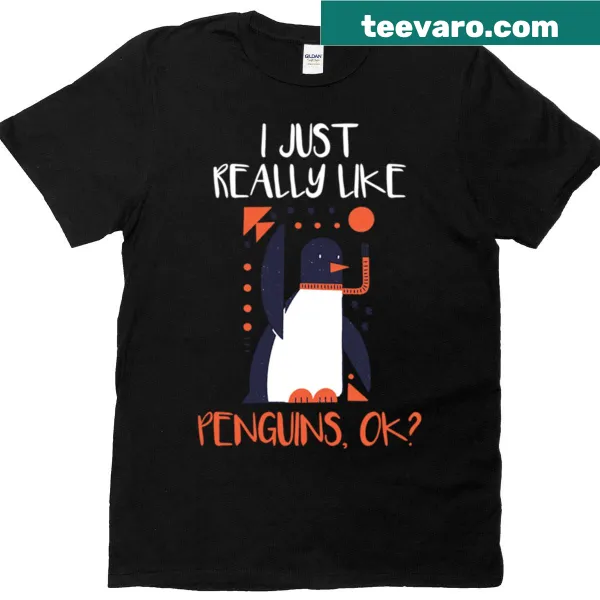 Cute penguin graphic t-shirt for kids