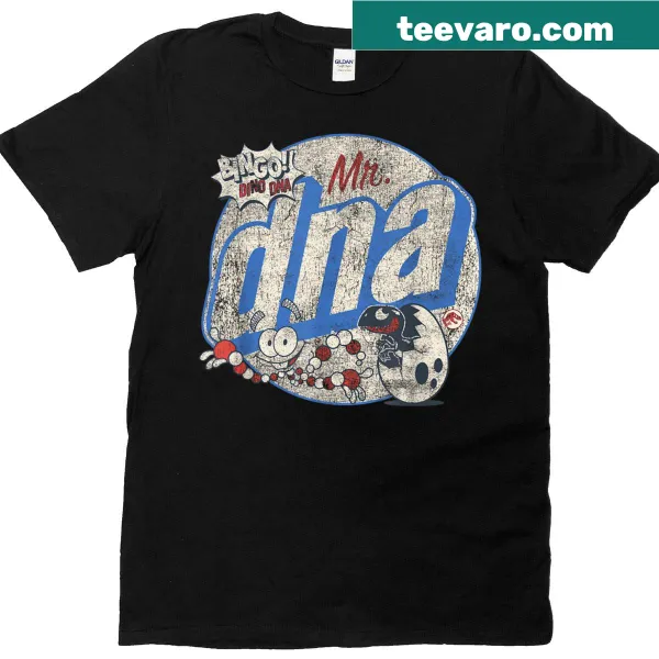Vintage Jurassic World shirt with Mr. DNA graphic