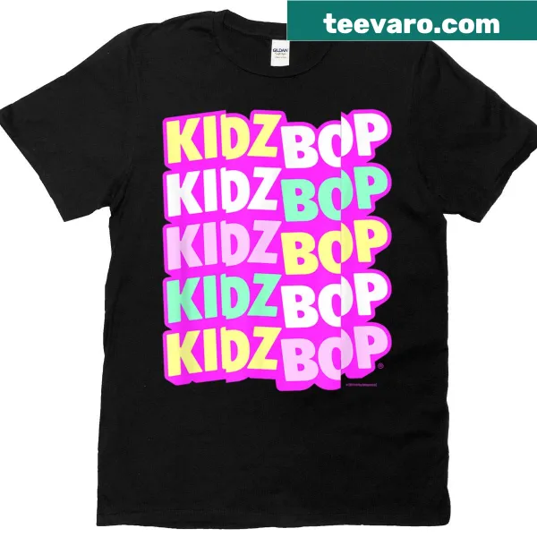 Pastel Kidz Bop logo graphic t-shirt