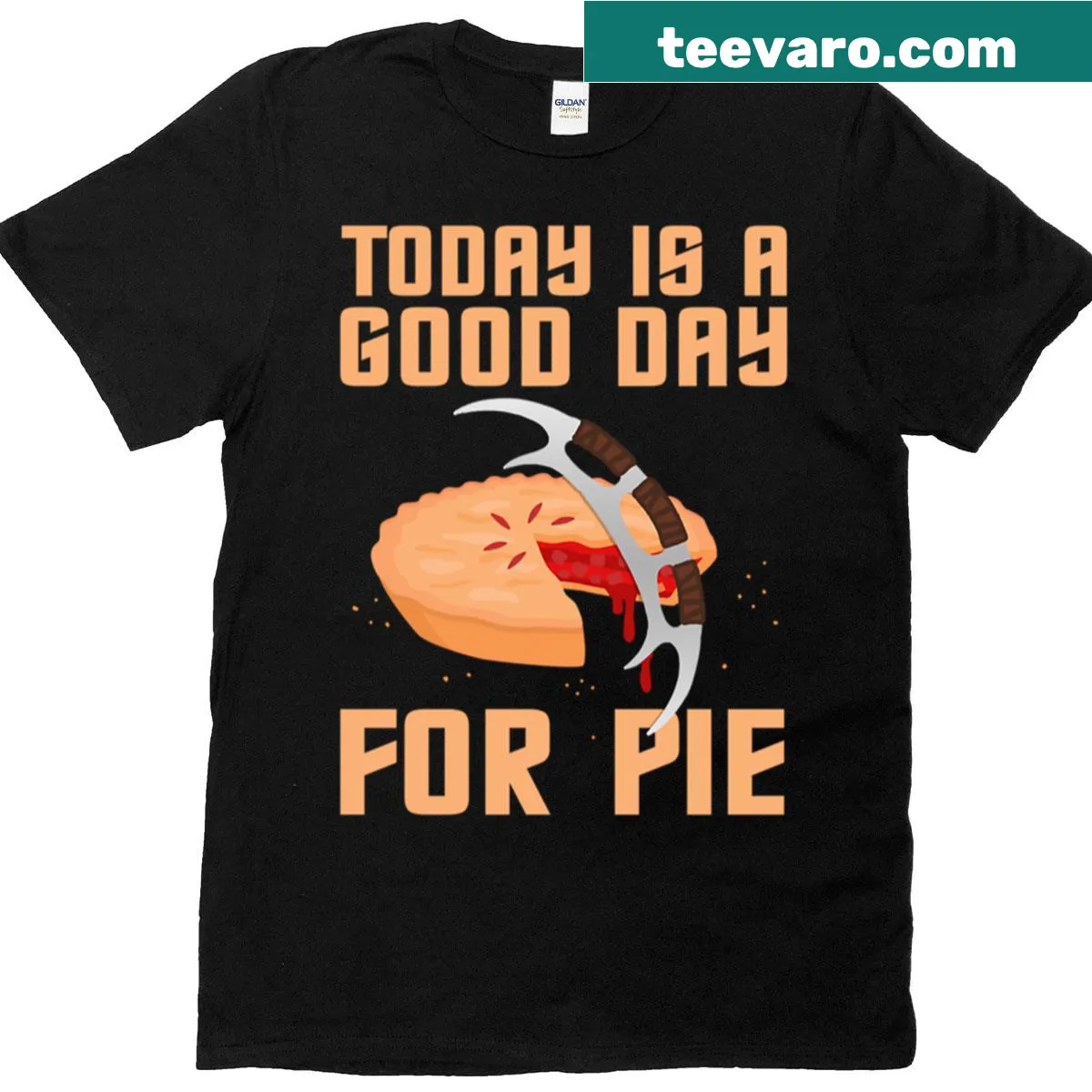 Funny chicken pun retro t-shirt with rooster graphic — on a men's t-shirt