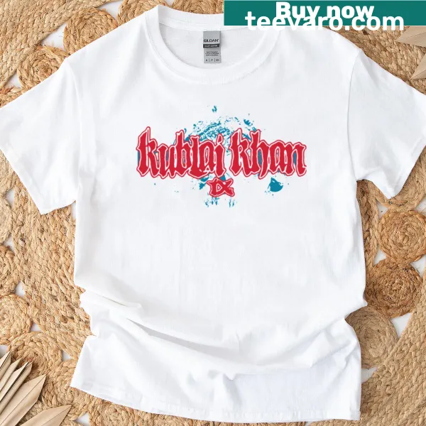 Funny T-shirt inspired by Kublai Khan with playful graphics.