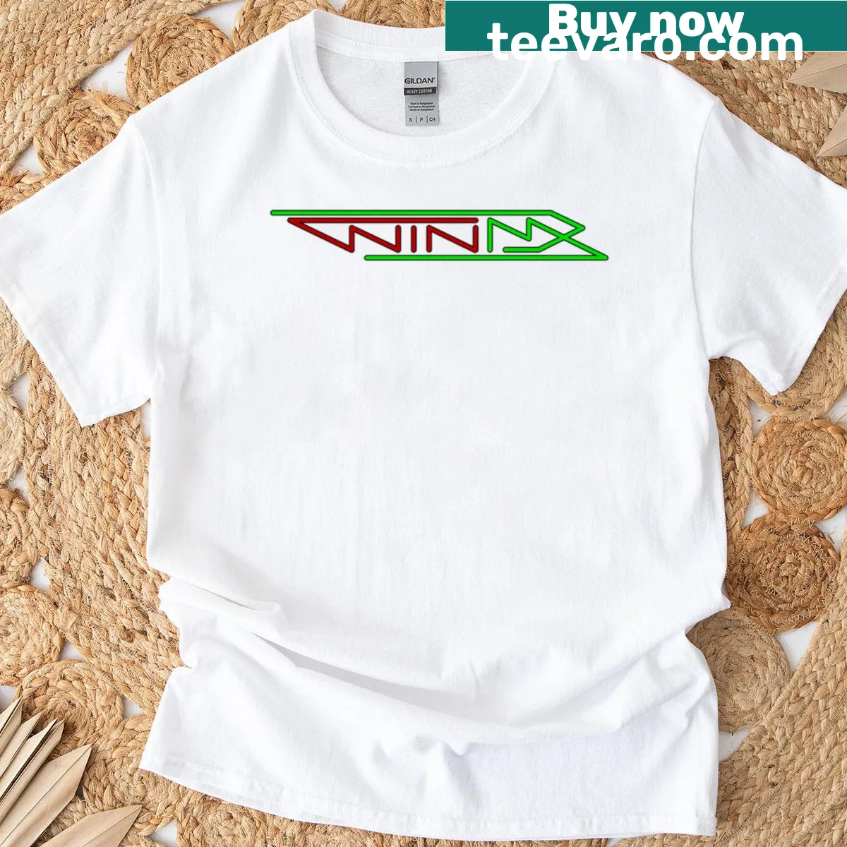 Nerd-themed t-shirt featuring the Winmx logo — on a men's t-shirt