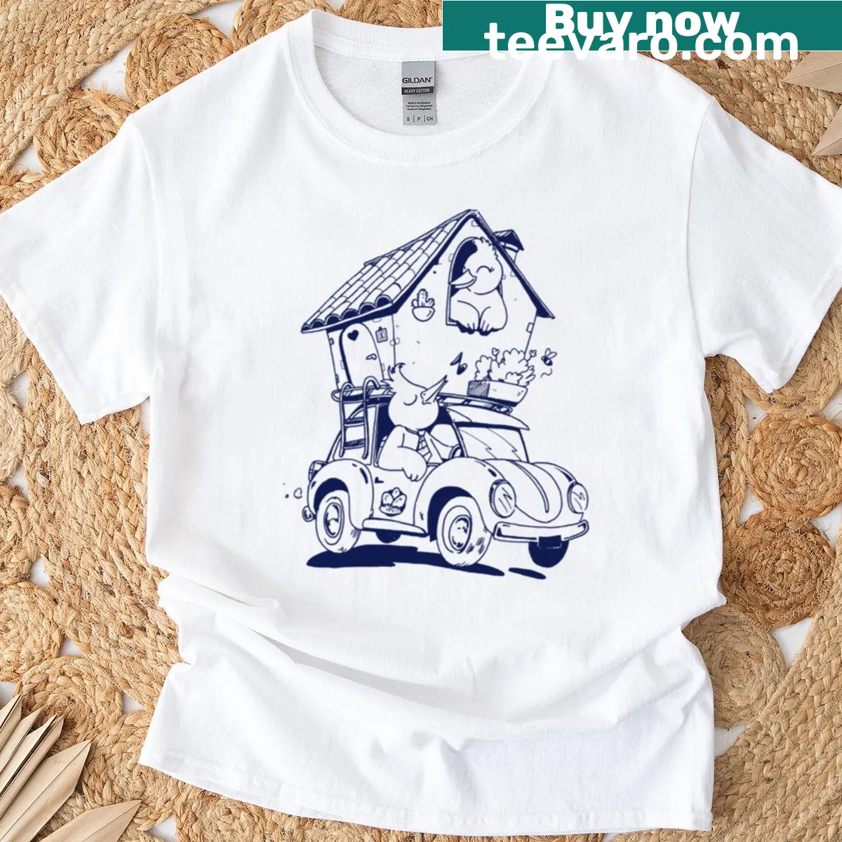 Typography design promoting love for adventures on a T-shirt — on a men's t-shirt