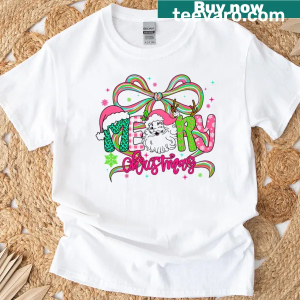 Cute coquette-themed Christmas t-shirt