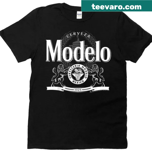 Modelo logo graphic t-shirt featuring the iconic beer brand logo