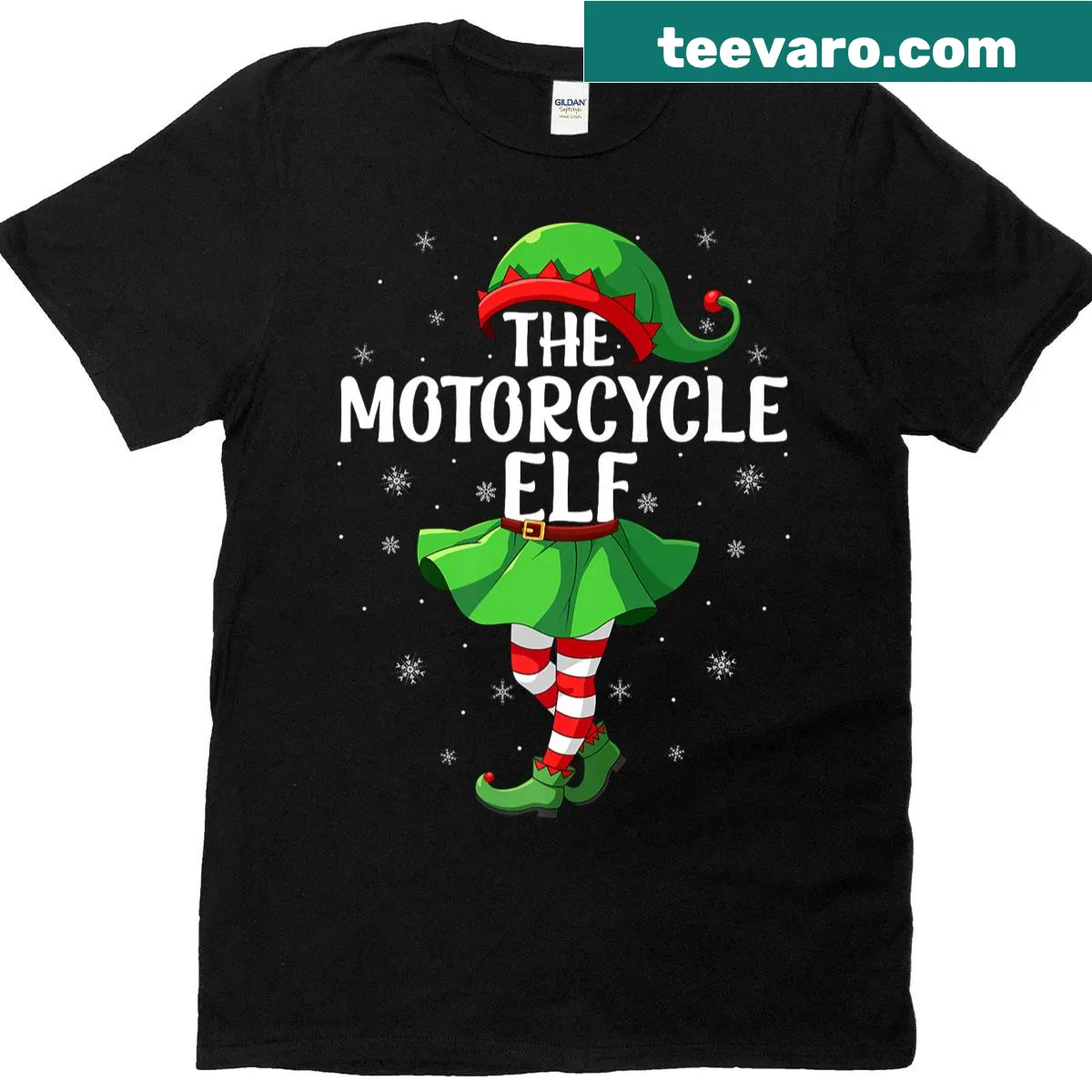 Merry Christmas t-shirt featuring a festive message — on a men's t-shirt