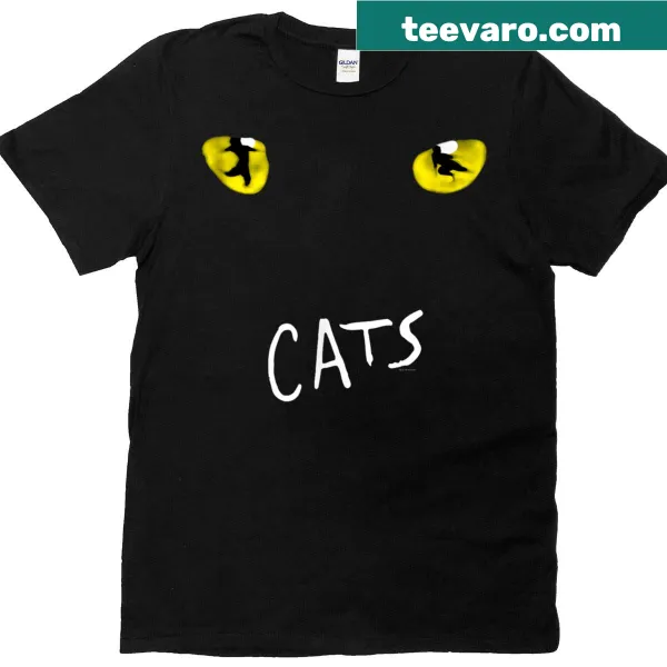 T-shirt featuring the official Cats logo design
