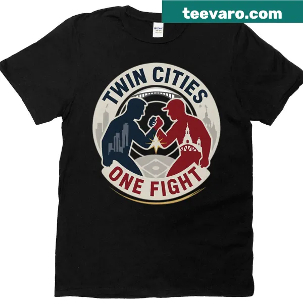 Bold typography design representing rivalry between two towns