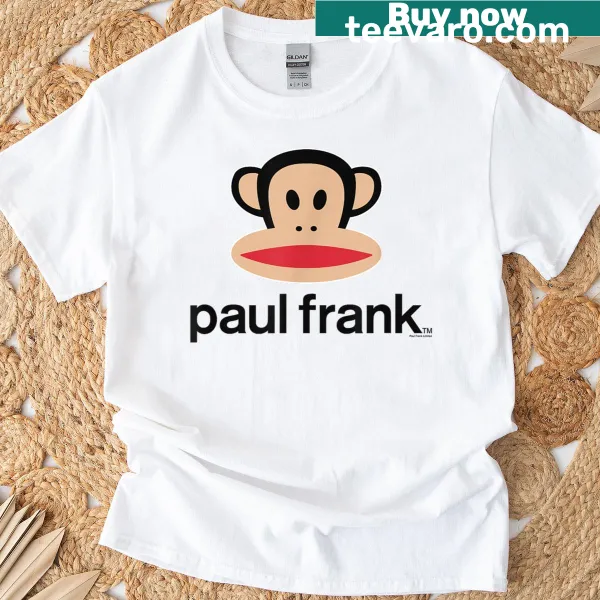 T-shirt with Paul Frank's Julius big face logo.