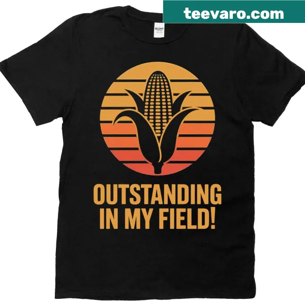 Funny corn pun T-shirt for farmers and gardeners