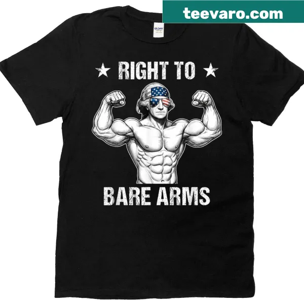 Funny T-shirt with George Washington and lifting slogan