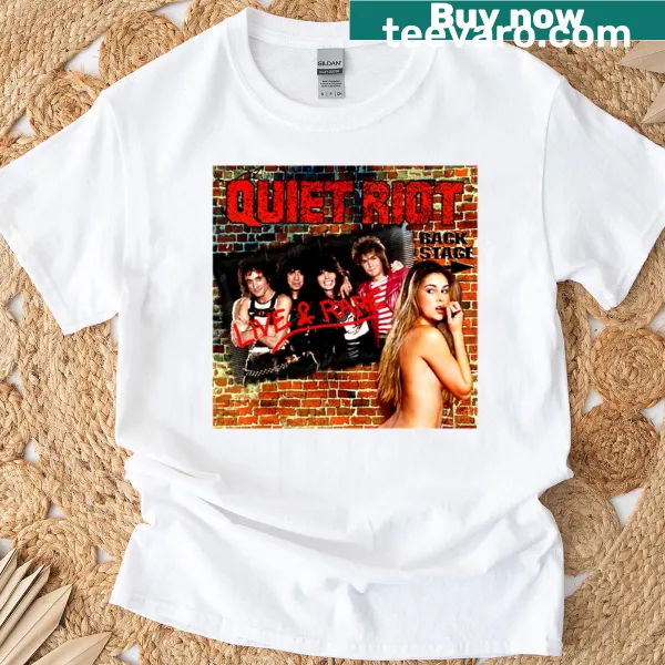 Typography design celebrating rock music on a t-shirt