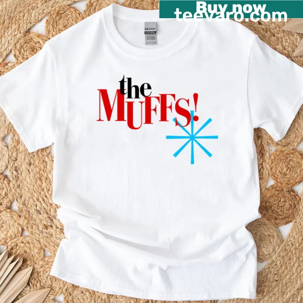 Vintage-style T-shirt featuring The Muffs band graphic