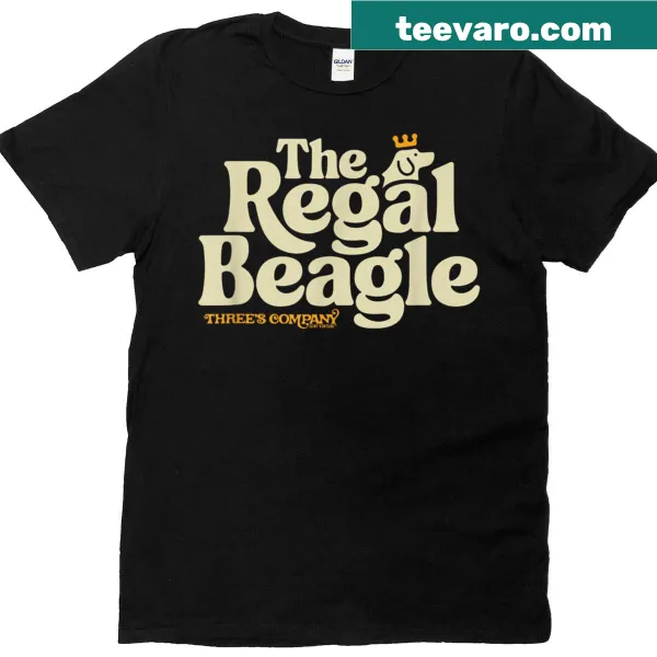 Vintage 'Three's Company' Regal Beagle logo T-shirt.