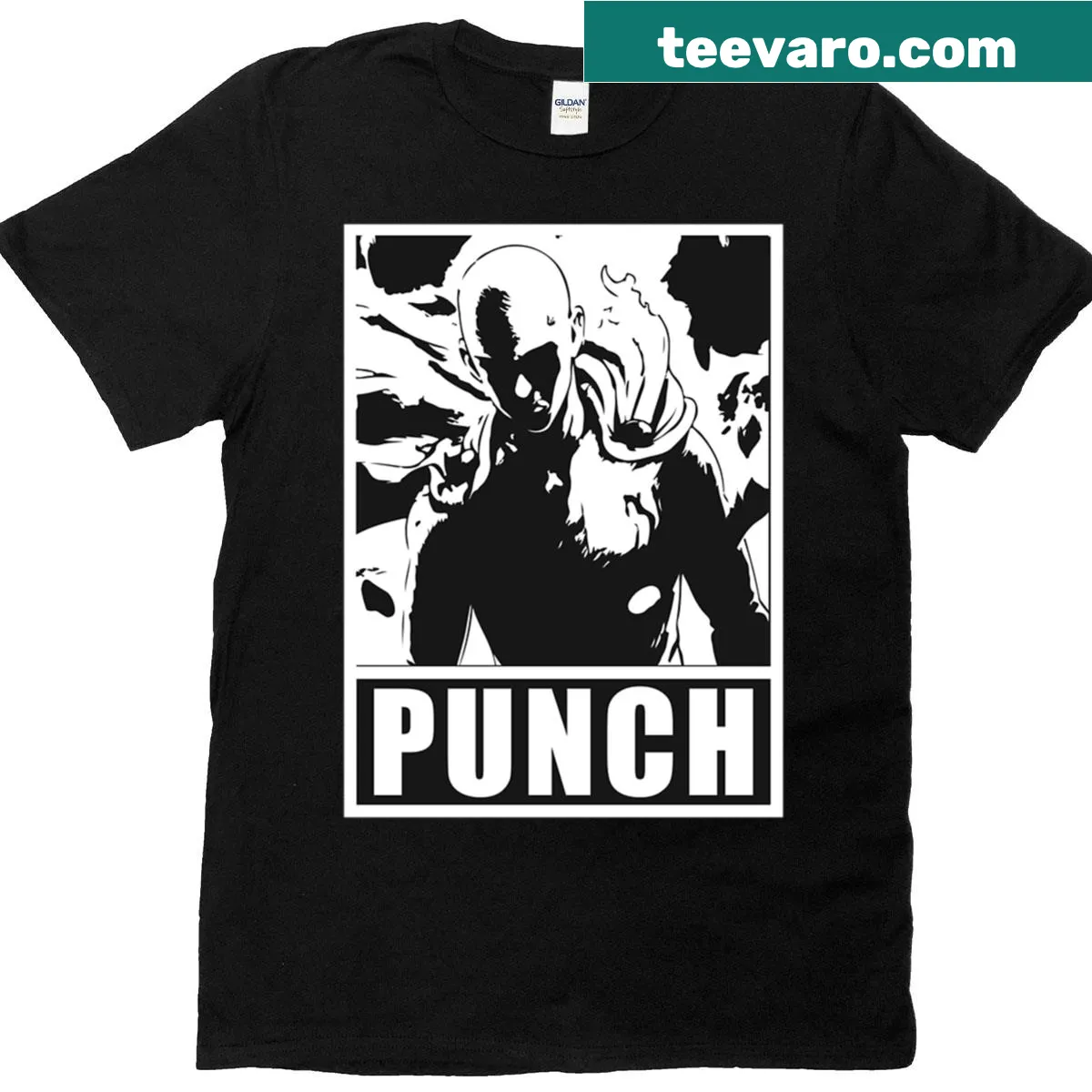 Inspirational t-shirt with 'The Strongest Of All' phrase in bold letters — on a men's t-shirt