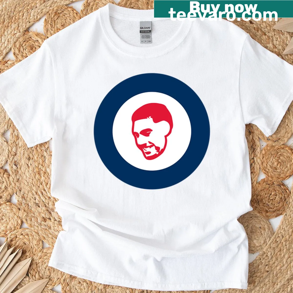 Illustrative Tyrell Sloan rugby league t-shirt celebrating the player's spirit — on a men's t-shirt