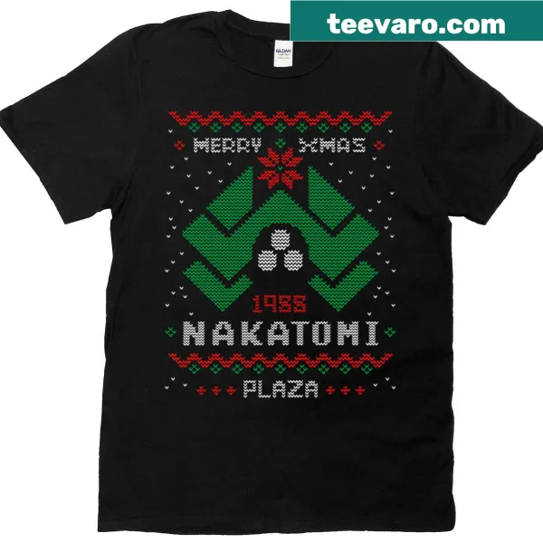 Vintage-style Nakatomi T-shirt with humorous graphic