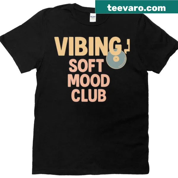 Playful T-shirt with the text 'Soft Mood Club'