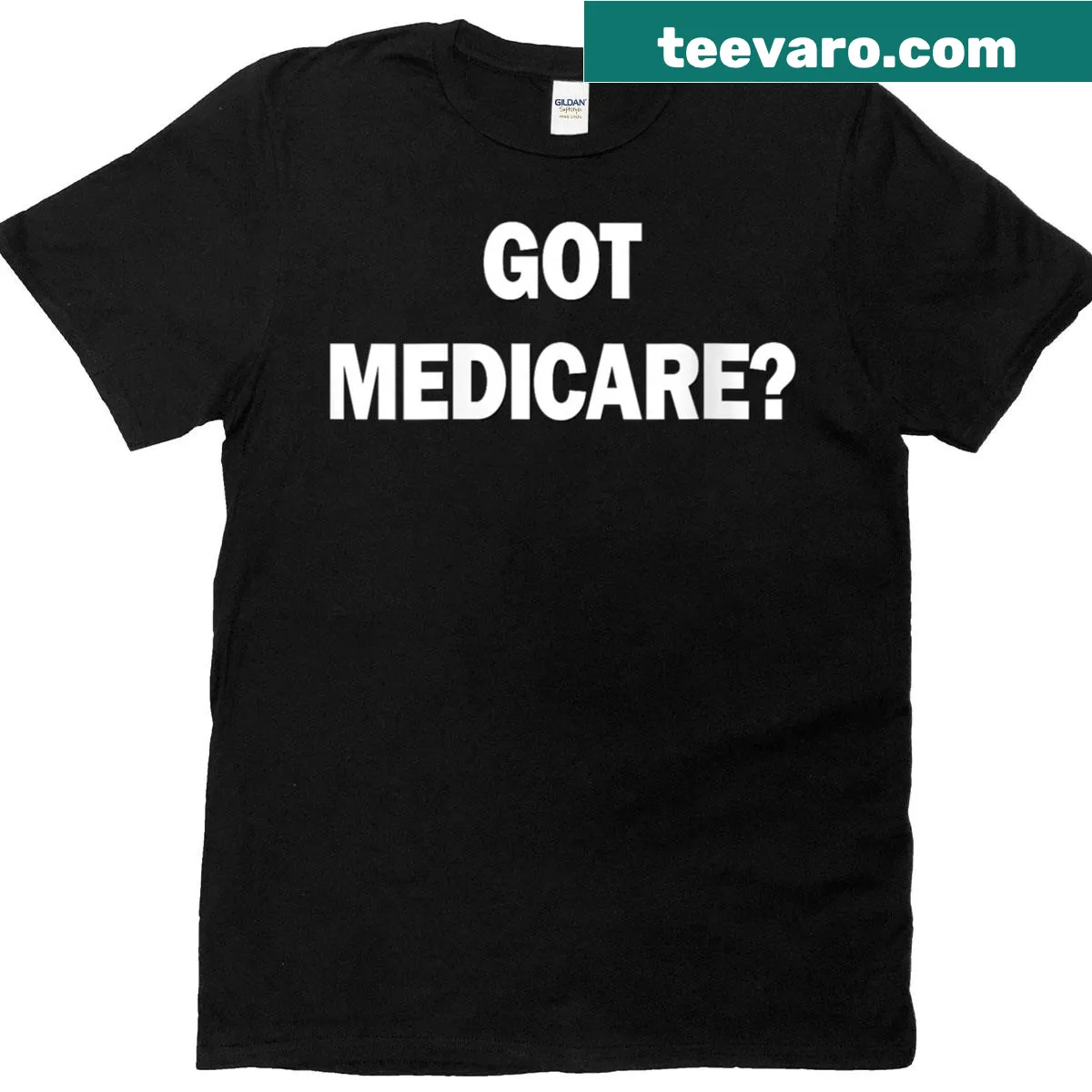 Professional t-shirt for health insurance brokers with clear text — on a men's t-shirt