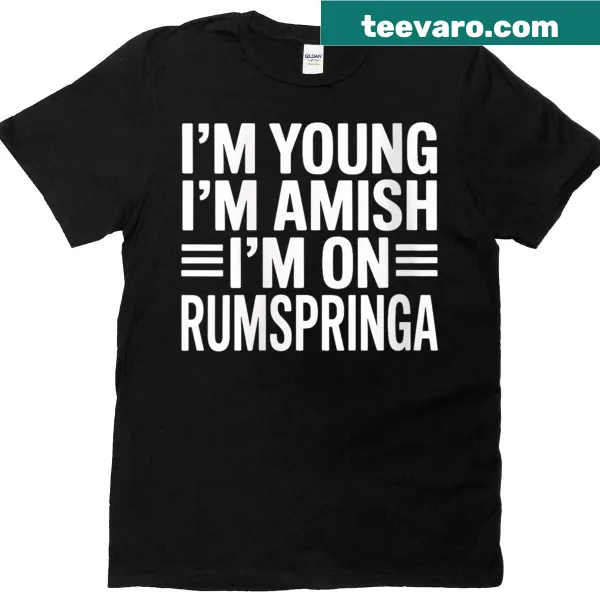 Funny Rumspringa design on Women's Amish People t-shirt