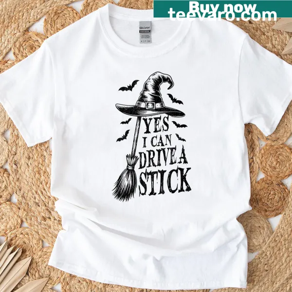 Funny Halloween T-shirt with witch theme