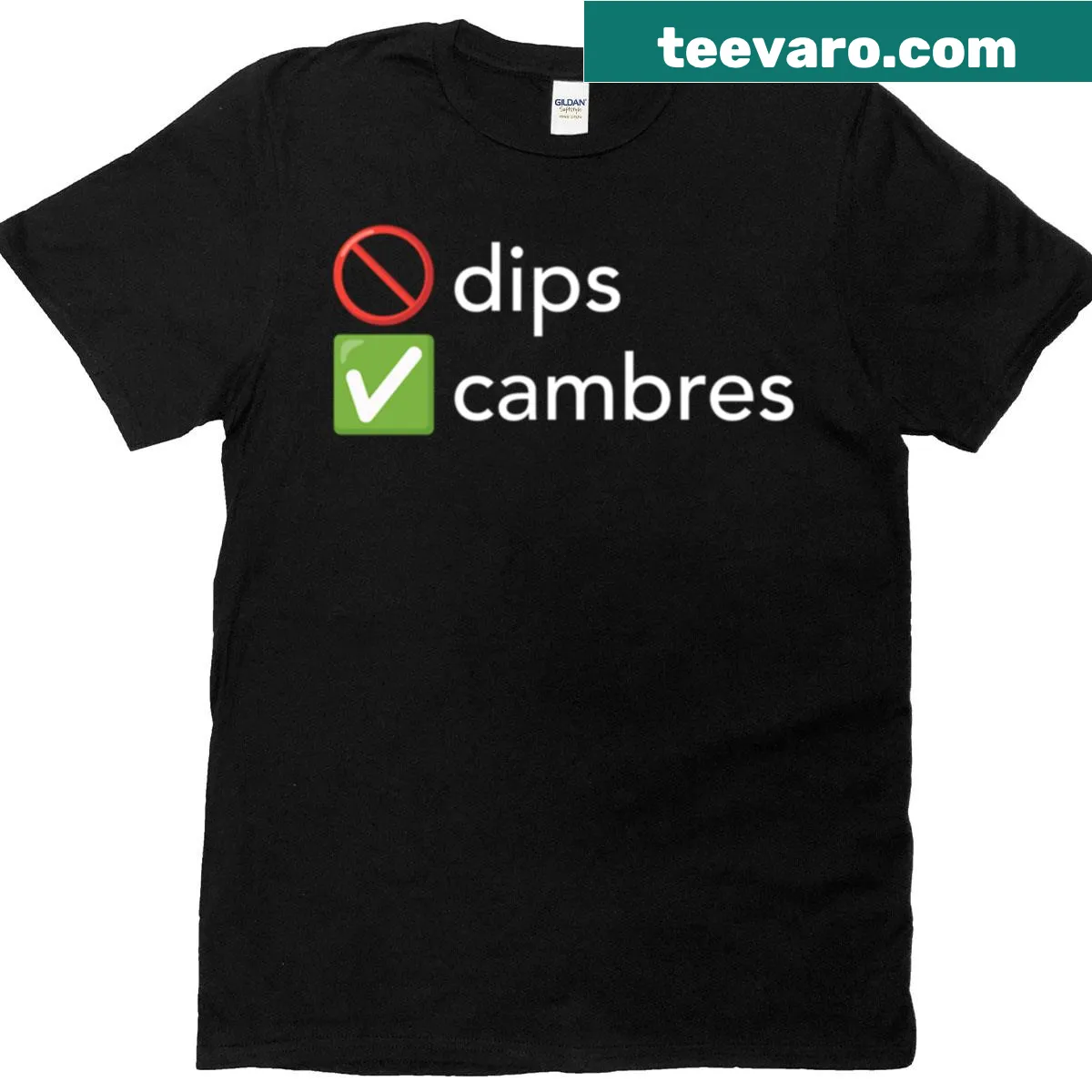 Fun bachata-themed T-shirt with dance phrase for enthusiasts. — on a men's t-shirt