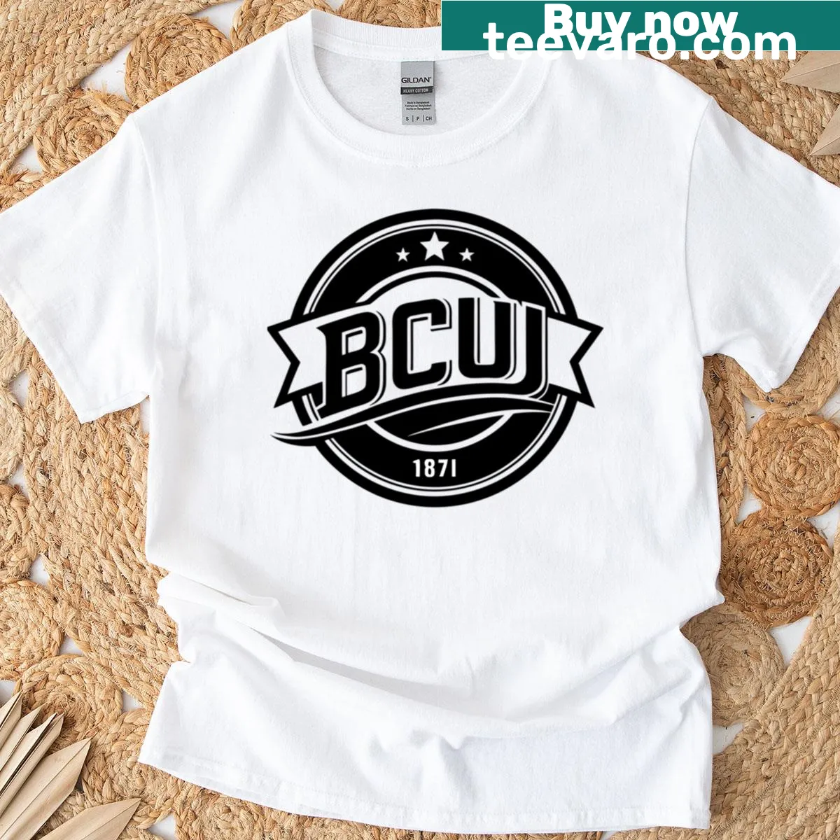 BCU logo t-shirt representing Blazing Champions United — on a men's t-shirt