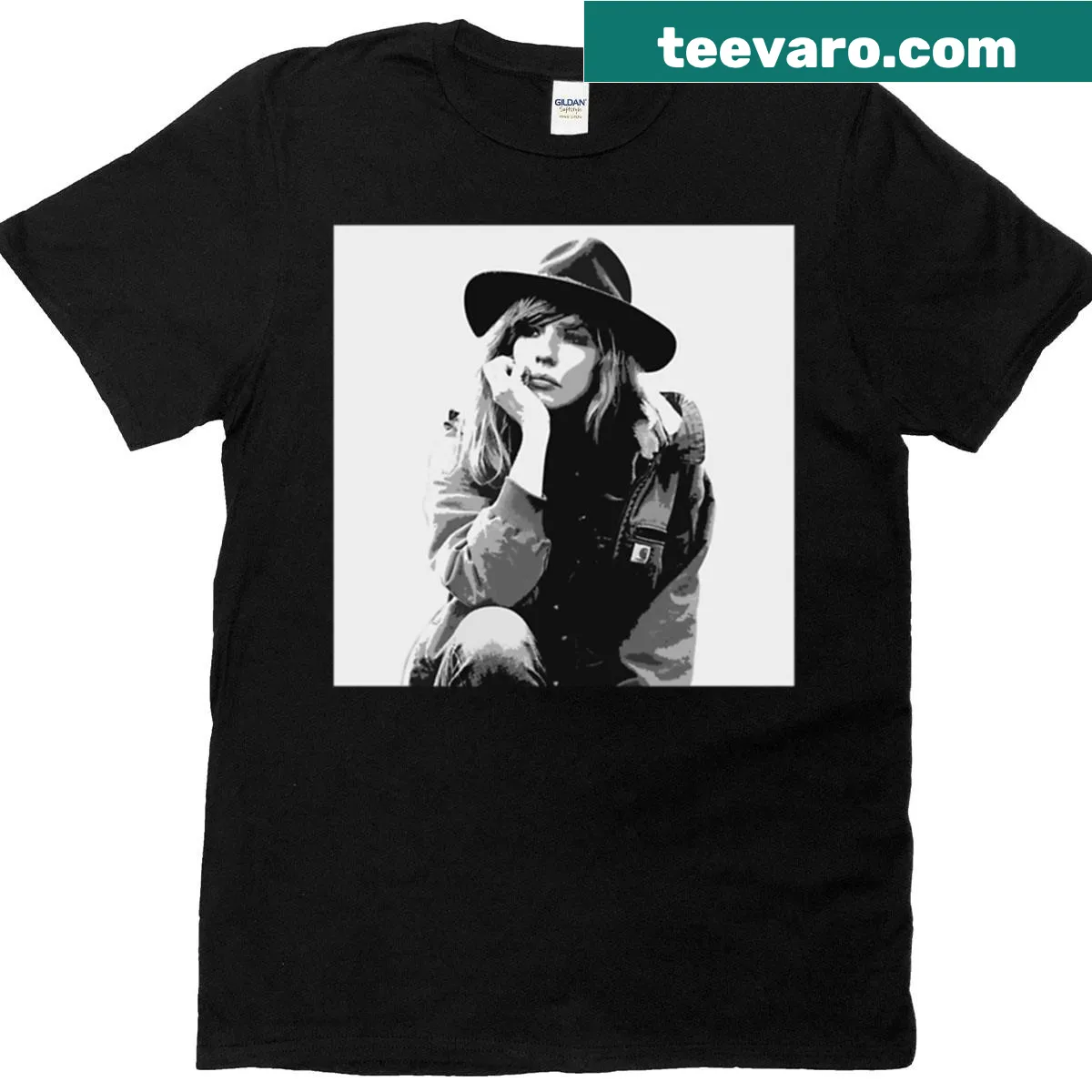 Illustrative Beth Dutton t-shirt celebrating the character from Yellowstone. — on a men's t-shirt