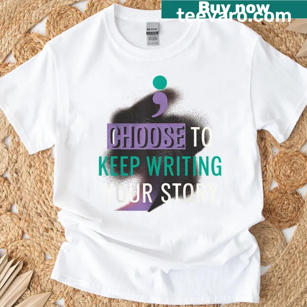 Inspirational T-shirt with writing theme