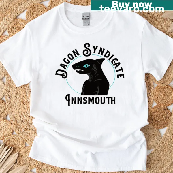 Oversized T-shirt featuring the Innsmouth seal from Lovecraft's lore.
