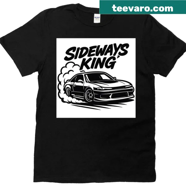 Playful T-shirt for car enthusiasts with drifting slogan