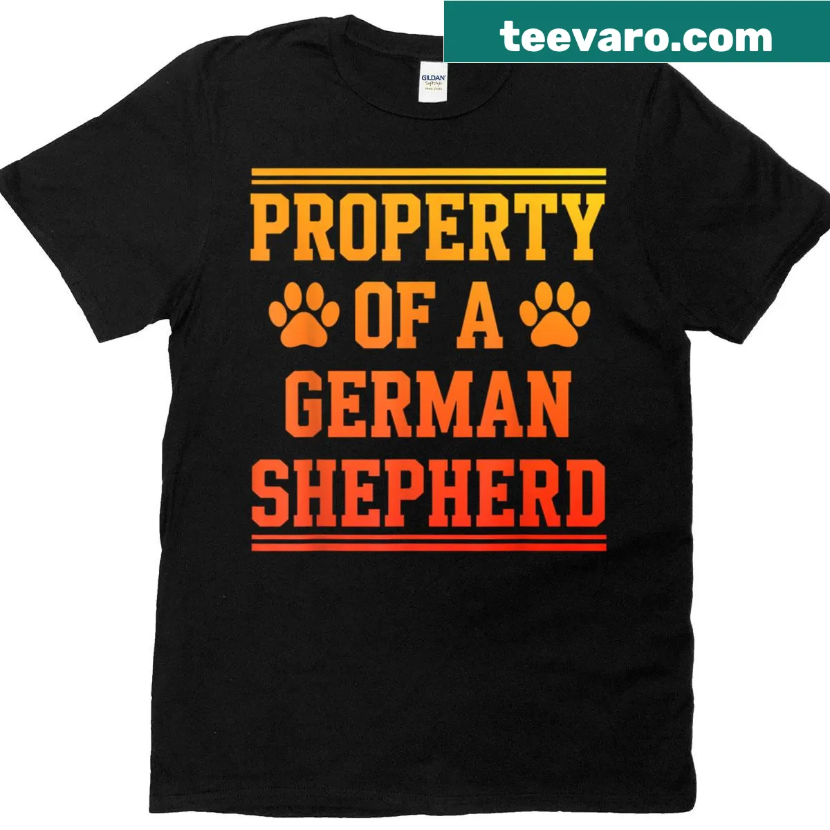 Artistic German Shepherd graphic for dog lovers. — on a men's t-shirt