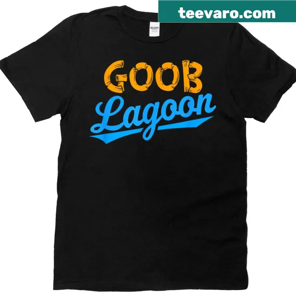 Fun t-shirt with the phrase 'Goob Lagoon' for a whimsical touch