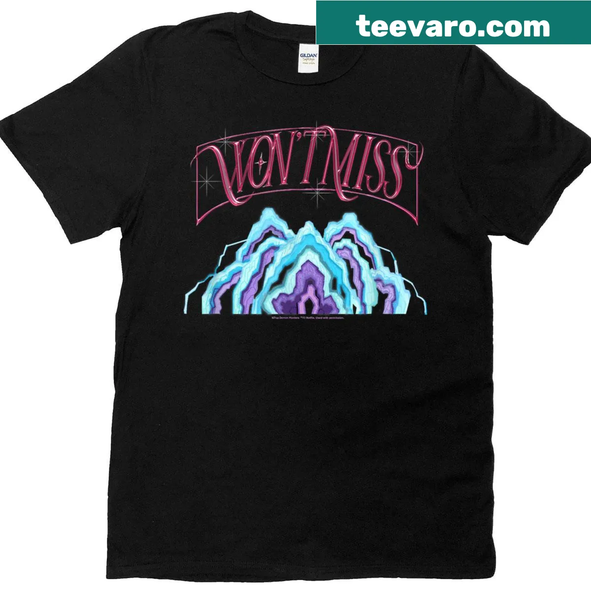 Cosplay-inspired t-shirt featuring Halloween Miras outfit design — on a men's t-shirt