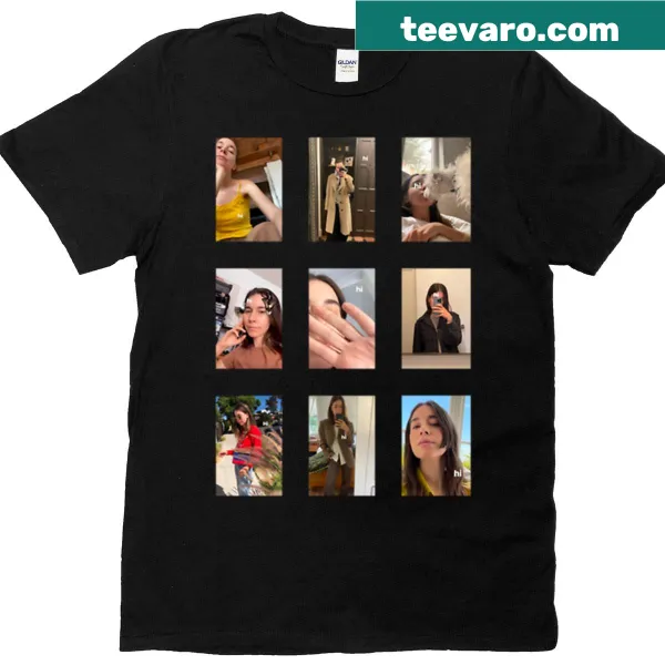 Typography shirt honoring Danielle Haim