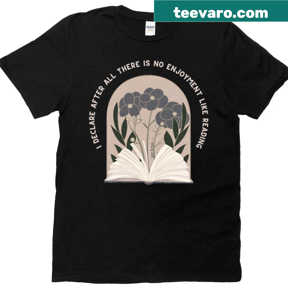 Wholesome tee featuring the phrase about the joy of reading — on a men's t-shirt