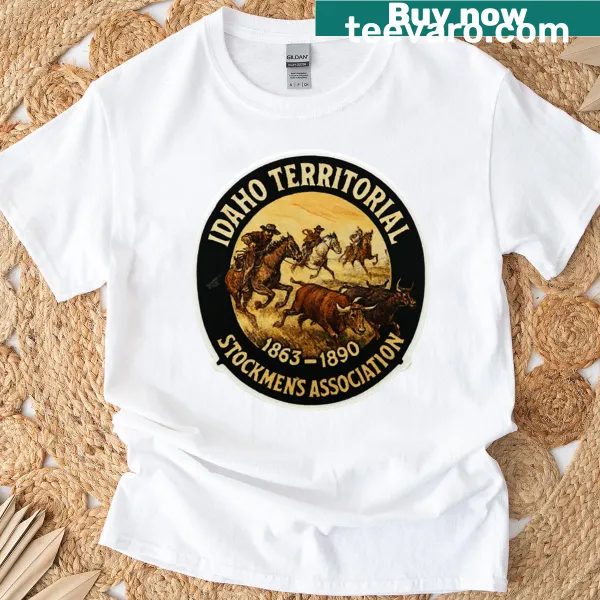 Idaho Territorial Stockmens Association vintage design T-shirt