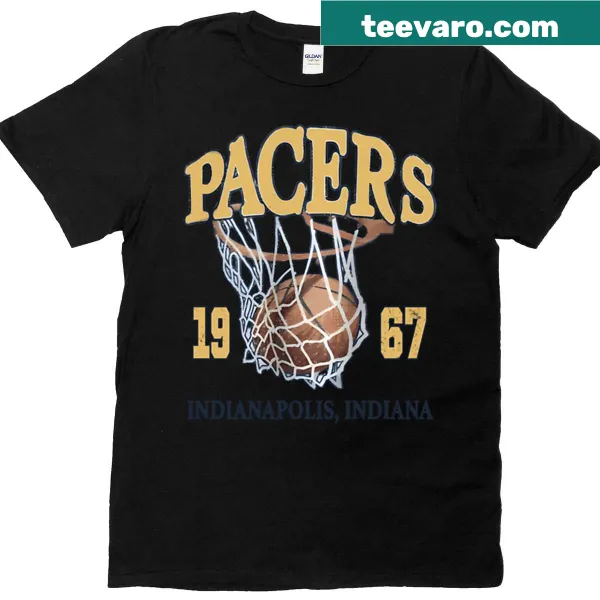 Retro Indiana basketball graphic oversized t-shirt