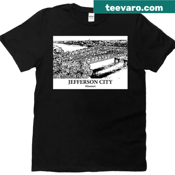 Charming Jefferson City t-shirt with classic typography design